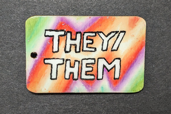 "They/Them" Ready-Made Synesthesia Pin
