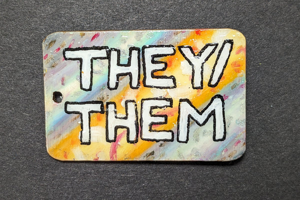 "They/Them" Ready-Made Synesthesia Pin