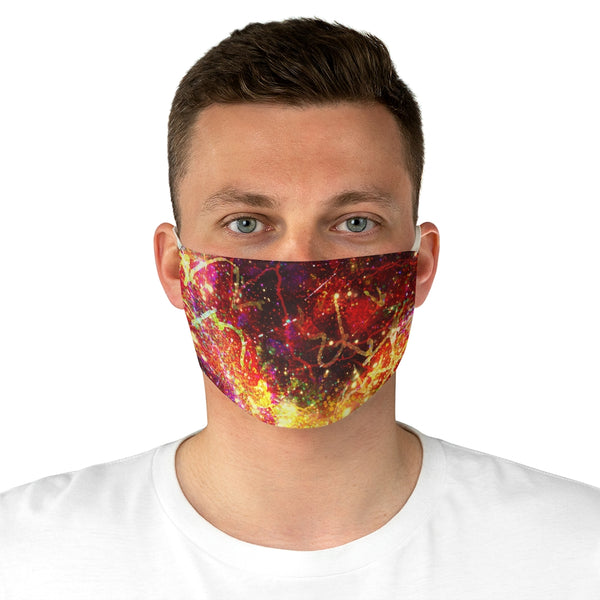 "Battle Against A True Hero" Fabric Face Mask