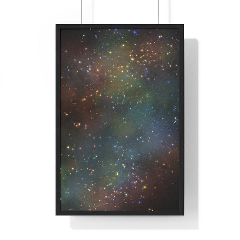 The Space Collection: "Pluto" - Framed Poster